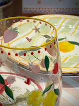 Set de 2 Vasos de Cristal 'Fruit Mania' - 250 ml