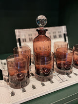 Set de 6 Vasos de Cristal 'Classy Fun' - Púrpura