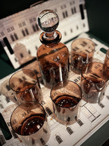 Set de 6 Vasos de Cristal 'Classy Fun' - Púrpura