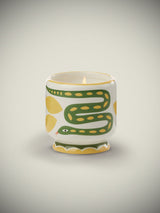 Vela A Dopo 'Wild Lemongrass' - Diseño Serpiente 8oz