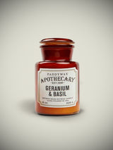 Apothecary 'Geranium & Basil' Candle 8oz