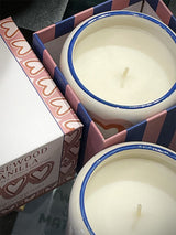 Vela A Dopo 'Rosewood Vanilla' - Diseño Corazones 8oz