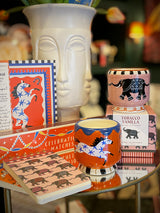 A Dopo 'Sienna Sunset' Candle - Horse Design 8oz - Limited Edition