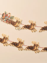 vintage-santa-claus-on-sleigh-garland