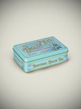 Vintage Victorian Tea Tin - 72 Tea Bags English Breakfast, Afternoon and Earl Grey