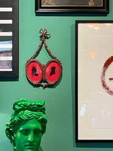 Antique Decorated Double Frame 'Silhouettes'