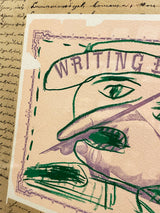 Original Lithograph 'Writing Book' - Pierre Alechinsky