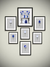 Láminas decorativas 'Jarrones Chinos'