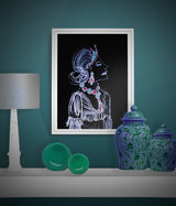 Lámina Decorativa 'Sangre Azul'