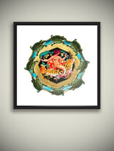 Lámina decorativa 'Mitología y Tortugas'