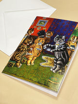 Tarjeta 'Afternoon at Home' - Louis Wain