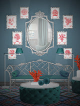 Láminas Decorativas 'Corales y Algas Rojos'