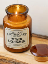 Vela Apothecary 'Vetiver y Cardamomo' 8oz