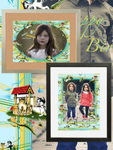 Lámina de Arte Personalizada 'Gatos Vintage'