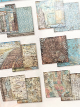 Pack of 10 Scrap Paper Sheets 'Aviator'