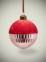 Bola Decoración Navidad 'Marnie Half' 8 cm