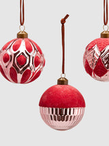 Bola Decoración Navidad 'Marnie Half' 8 cm