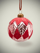 Bola Decoración Navidad 'Marnie Leaves' 8cm