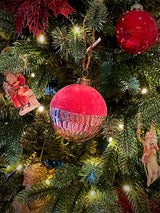 Bola Decoración Navidad 'Marnie Half' 8 cm