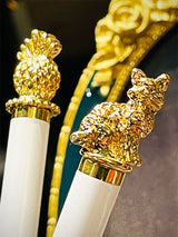 Bolígrafo 'Piña' - Blanco