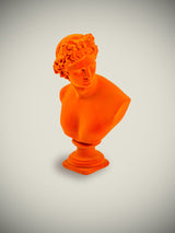 Busto Clásico de 'Apolo' en Naranja