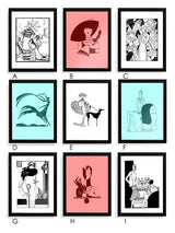 Láminas Decorativas 'Art Deco'