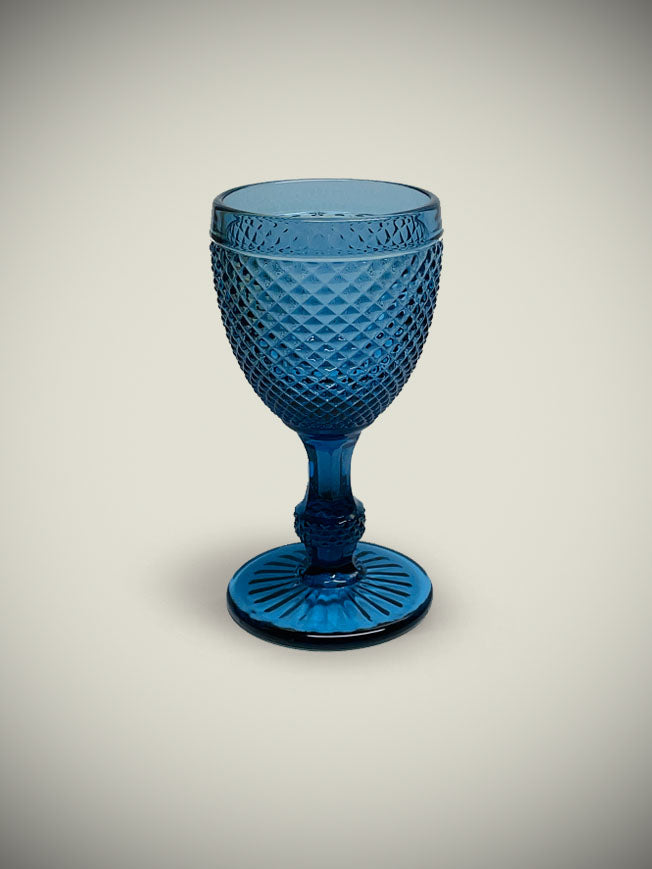 Copa de Cristal Pequeña 'Toscana' - Azul