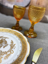 Copa de Cristal Pequeña 'Toscana' - Ambar