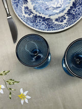 Copa de Cristal Pequeña 'Toscana' - Azul