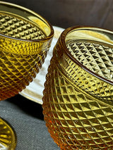Copa de Cristal Pequeña 'Toscana' - Ambar