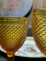 Copa de Cristal Pequeña 'Toscana' - Ambar