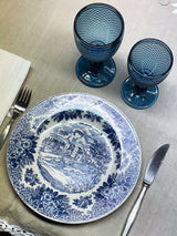 Copa de Cristal Pequeña 'Toscana' - Azul