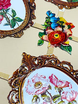 Hoja Cromos Alemanes 'Cameos Florales'