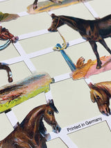 Hoja Cromos Alemanes 'Caballos'
