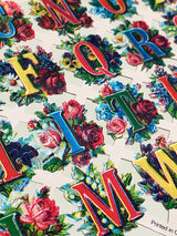 Hoja Cromos Alemanes 'Abecedario Floral'