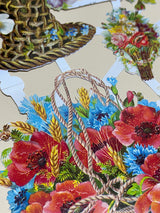 Hoja Cromos Alemanes 'Cestas y Bouquets'