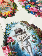 Hoja Cromos Alemanes 'Angel Vignettes'