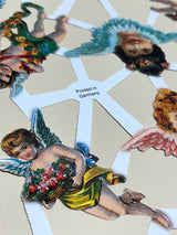 Hoja Cromos Alemanes 'Ángeles y Corazones'