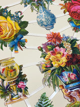 Sheet of German Scrap Reliefs 'Vintage Flowers'