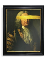 Lámina Enmarcada ‘Pincelada Dorada’ - 50x40