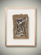 Dibujos Originales Abstractos 'Trazos' - 18x12 cm - Federico Font