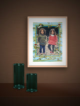 Lámina de Arte Personalizada 'Gatos Vintage'