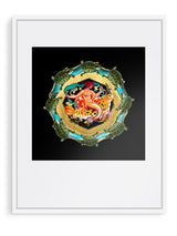 Lámina decorativa 'Mitología y Tortugas'