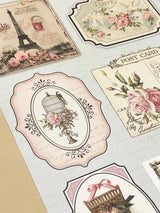 Hoja Papel Scrap 30x30 cm 'Birds & Flowers'