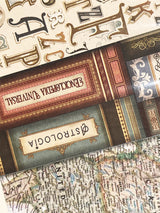 Pack 14 Hojas Papel Scrap 30x30 cm 'Antique Style'