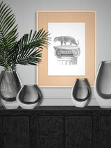 Láminas Decorativas 'León y Leopardo'