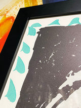 Original Serigraphy Print 'Fenêtres' - Pierre Alechinsky