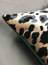 Cojín 'Nirvana' Leopardo Verde - 43x43 cm