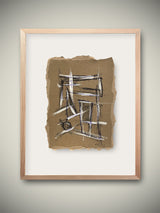 Dibujos Originales Abstractos 'Trazos' - 18x12 cm - Federico Font