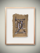 Dibujos Originales Abstractos 'Trazos' - 18x12 cm - Federico Font